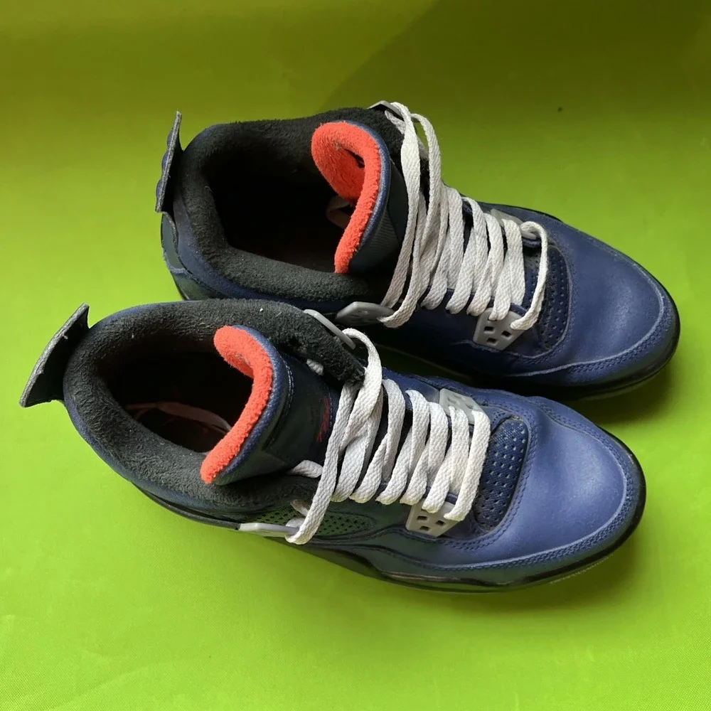 Youth‎ 7Y Nike Air Jordan 4 Retro Winterized Loyal Blue Shoes CQ9745-401